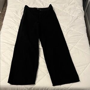 Oat New York Black Wide Leg Pants